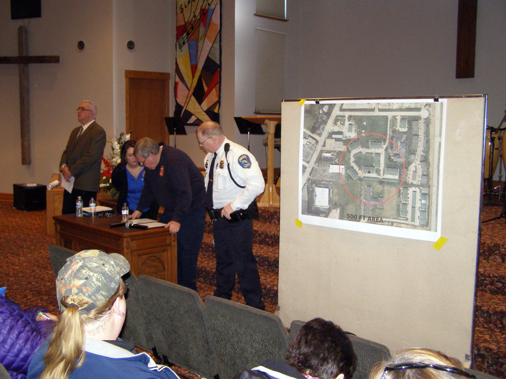 Investigation photos from 109 Knaup Drive explosion